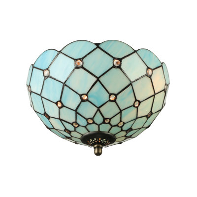 Schumann Glass Flush Mount