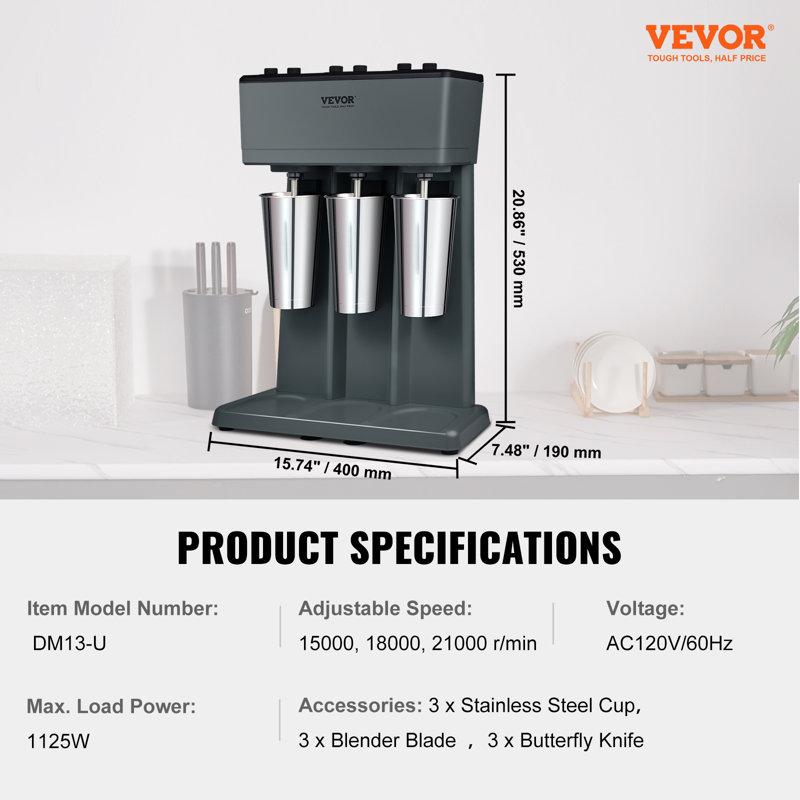 VEVOR 3 Speed Frozen Drink Maker