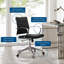 Chaise de bureau moderne à dossier moyen Jive-170907890