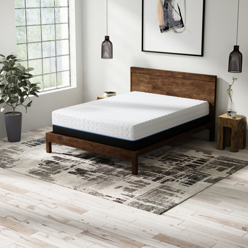 Très grand matelas - mousse à mémoire de forme en cuivre de 14 po avec aération pour lit approuvé, 14.11", King