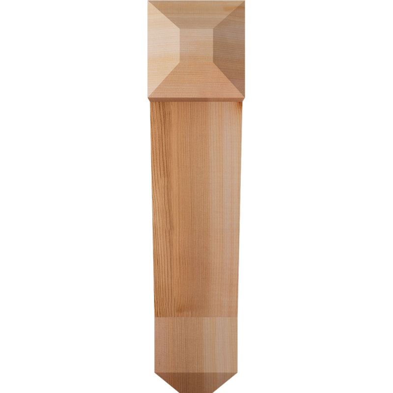 Support pour artisan traditionnel, Cèdre rouge de l'Ouest (lisse), H 18 po x l 4 po x P 14 po