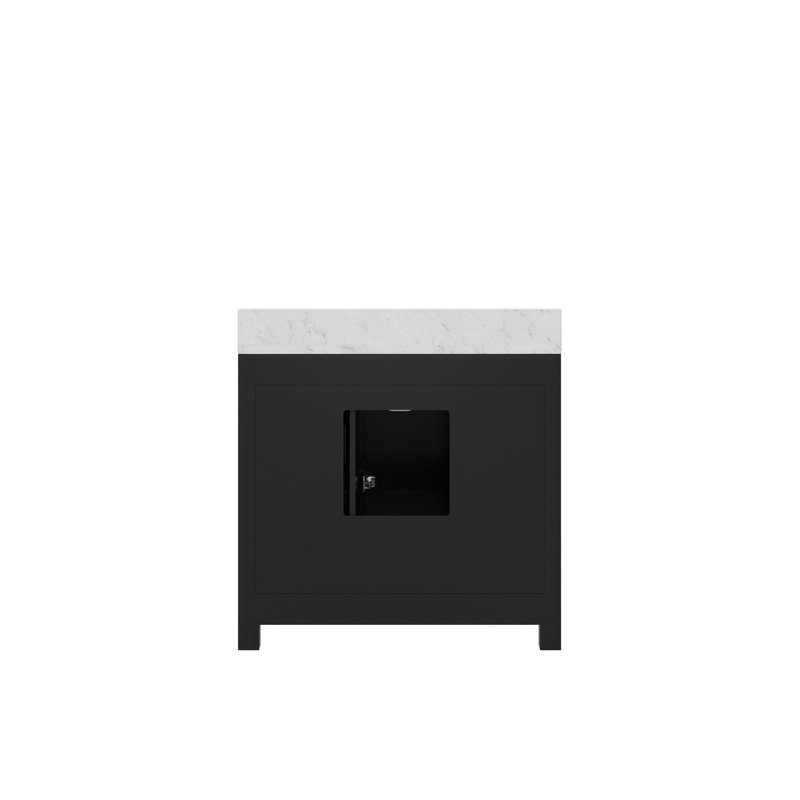 Steve 36'' W Single Vanity, Black