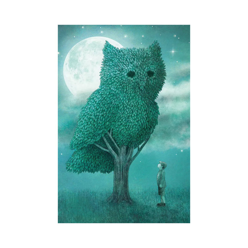 The Night Gardener by Terry Fan - Print on Canvas, Wrapped Canvas, 20.32 cm H x 30.48 cm W