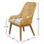 Chaise de salle à manger avec coussin Kira (ensemble de 2)