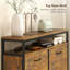 HOMCOM Narrow Shoe Cabinet with 4 Flip Drawers 12-20 Pairs-2090735112