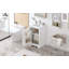 Meuble-lavabo de 20 po avec lavabo, armoire de salle de bain avec porte à fermeture douce, support de rangement et tablette réglable-872266680