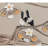 Hand-Painted Entryway Accent Cabinet Sideboard