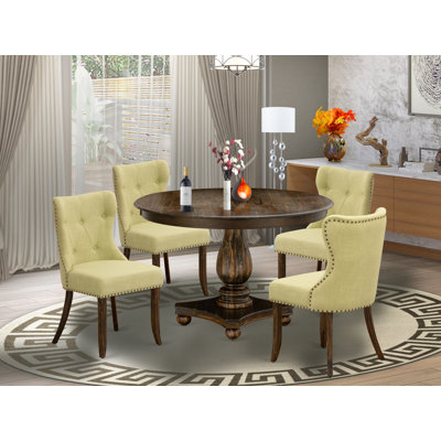 Acacia Solid Wood Dining Set