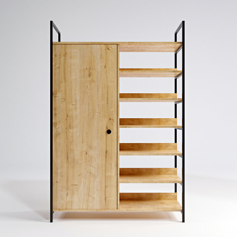 Lark 1 Door Manufactured Wood Wardrobe