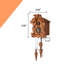 Horloge murale Tahlequah-361606460