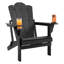 Ensemble de 2 chaises Adirondack en plastique PEHD résistant aux intempéries Devito (ensemble de 2)-965018950-943192969