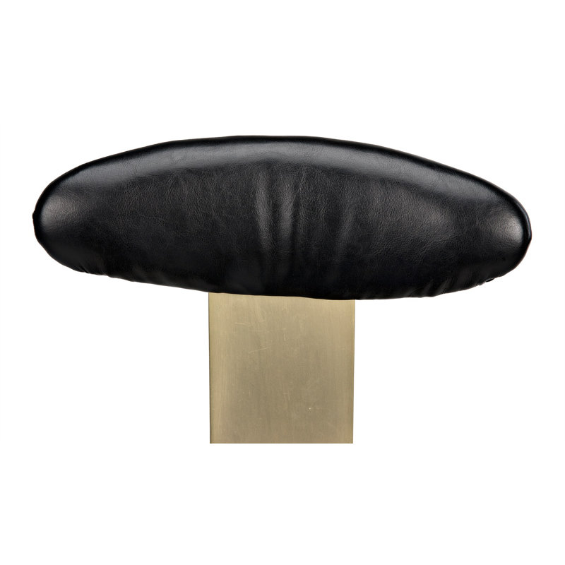 Sedes Swivel Upholstered Stool with Metal Frame, Bar Stool (43” Seat Height)