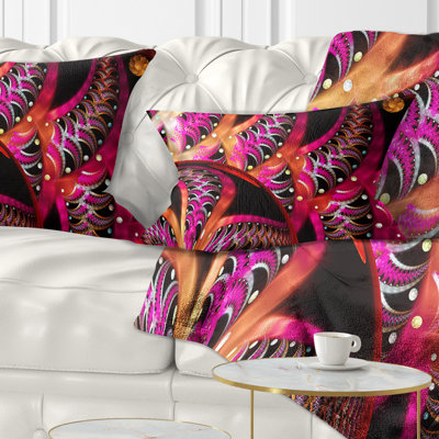 Abstract Reversible Throw Pillow