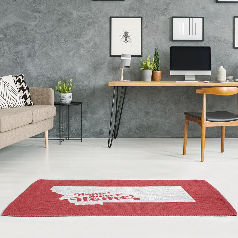 Tapis de zone rouge the home billings, Rectangle 3 pi x 5 pi