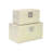 Genni 2 Piece Faux Leather Decorative Box Set-564054133