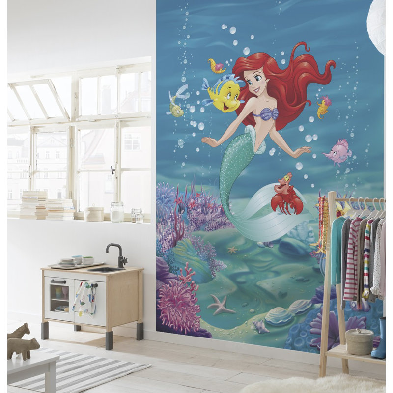 Ariel Mermaid 184cm x 254cm Matte Wall Mural