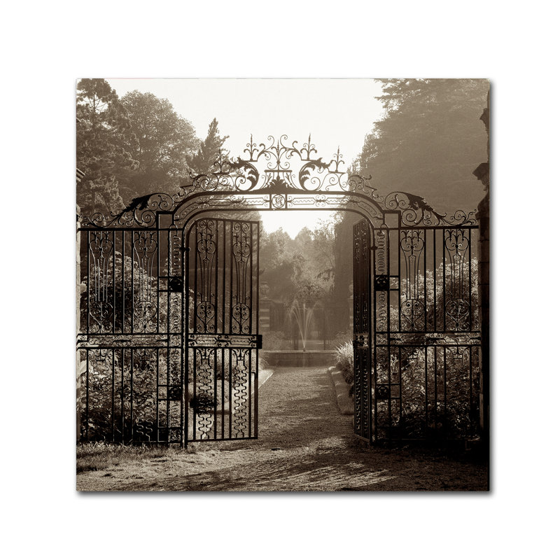 Alan Blaustein «Hampton Gates III», reproduction de photo sur toile tendue, H 35 po x l 35 po x P 2 po