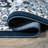 Arignote Modern Persian Floral Navy/Blue Rug-1761143115