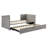 Twin Upholstered Daybed With Trundle-1244945723