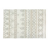 Bohemian Classics Hand Tufted Wool Moroccan Area Rug in Natural/Almond Frost/Sandstone