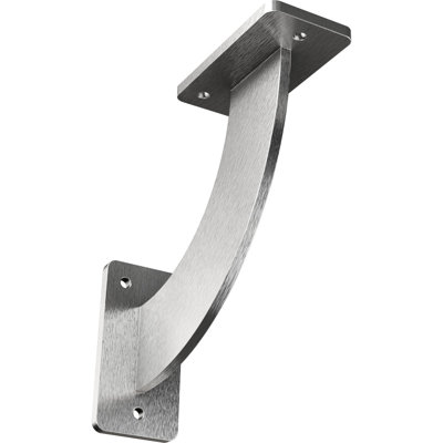 2"W x 7"D x 7"H Bradford Steel Bracket, Stainless Steel