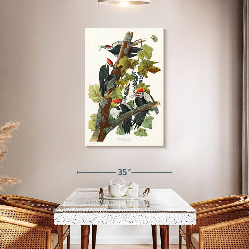 Brampt Pileated Woodpecker, 45" H x 30" W