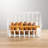 Slanted Metal Pantry Basket with Bamboo Handle - Pantry Storage Baskets for Produce - Matte White