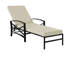 Chaise longue simple inclinable avec coussin Tarpley-283535785-283535784