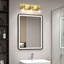 Éclairage pour meuble-lavabo de salle de bain avec abat-jour en verre-402993457-402993462-402993464
