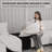 Modern Linen Modular Sectional Sofa U Shaped with Extra Deep Seats and Storage Ottomans-27578407