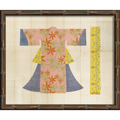 6 impressions encadrées Kimono