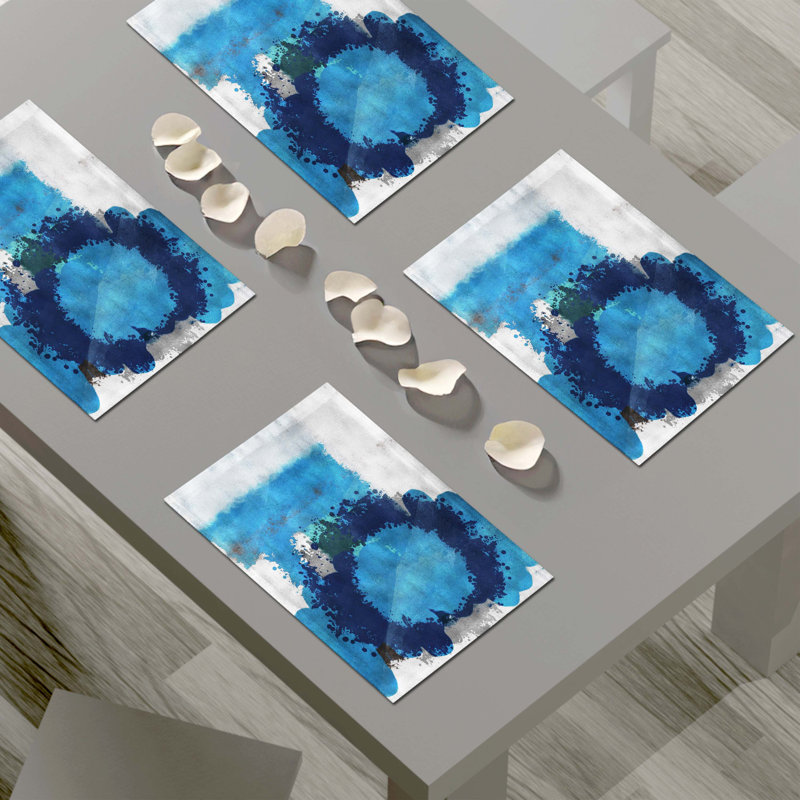 Napperon abstrait en polyester