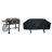 Blackstone 2-Burner 28" Griddle with Front Shelf and Soft Cover Set