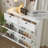 24 Pair Shoe Storage Cabinet With 2 Drawers-385628520