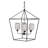 4 - Light Lantern Geometric Chandelier