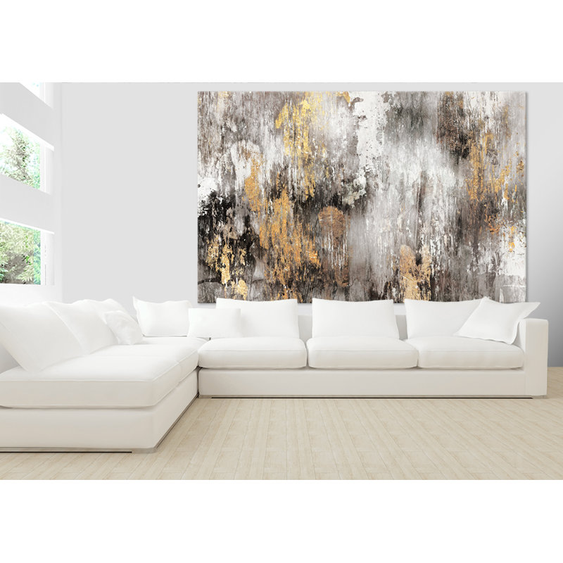 «Ikat doré» par PI Studio - reproduction sur toile