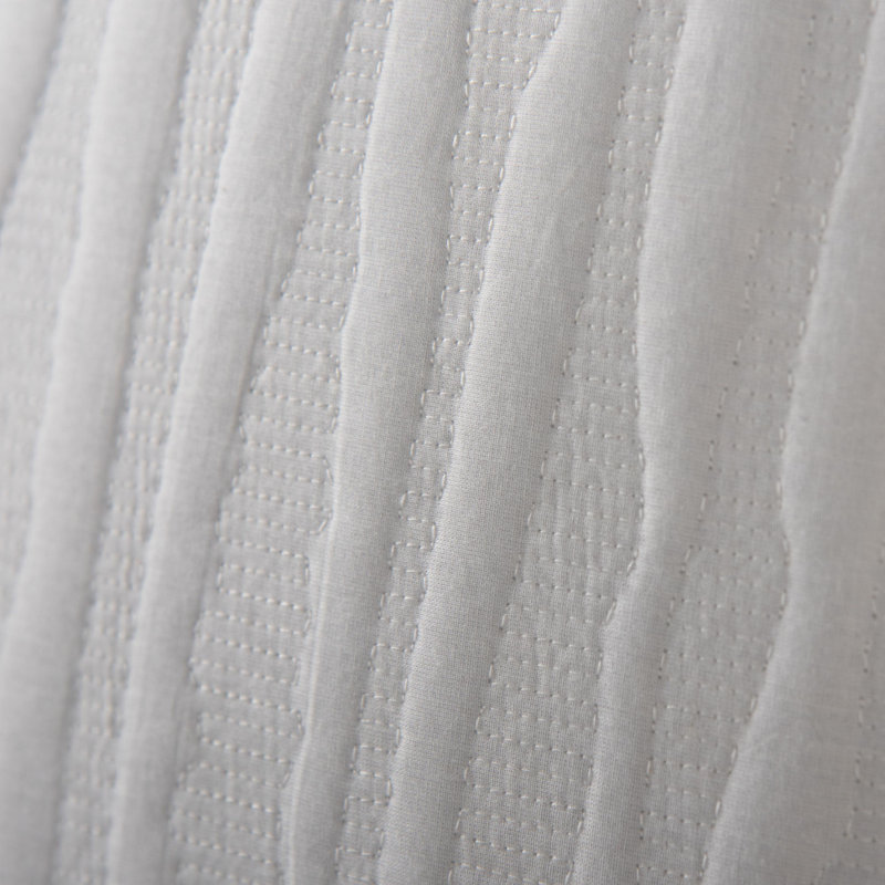 Coussin 100% coton, Blanc, Mélange de duvet