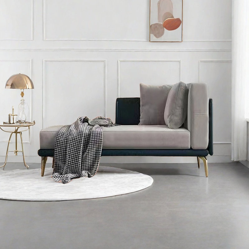 Mélange de polyester gris Seroud in, Orienté à droite