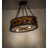 26" Long Pinecone Oblong Inverted Pendant
