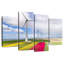 Éoliennes et champs de tulipes Lilie-108899033