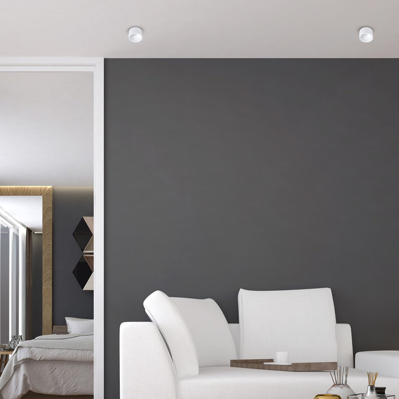 Helvey Ceiling Spotlight, Black