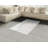 Gray High Density Long Fiber Poly Threads Decorative Area Rug Carpet-42031358