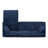Vicenzo Boneless 110.5" LAF Compression Sofa-In-A-Box Sectional Sofa, Porcelain Chenille-104584422-104584419