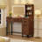 45.3’’L Modern Style Vanity Desk With Mirror, LED Lights And Power Outlet, Bedroom Makeup Vanity Table With Storage Cabinet And 4 Drawers-1181899373