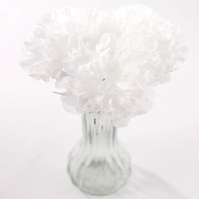 7 inch White Silk Daisy Arrangement, Set of 100 - Artificial Daisy Flowers