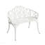 Banc en fonte d'aluminium