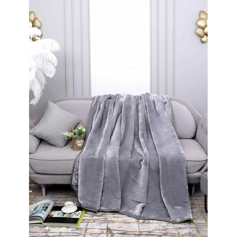 Cody Throw, W150cm x L200cm, Silver