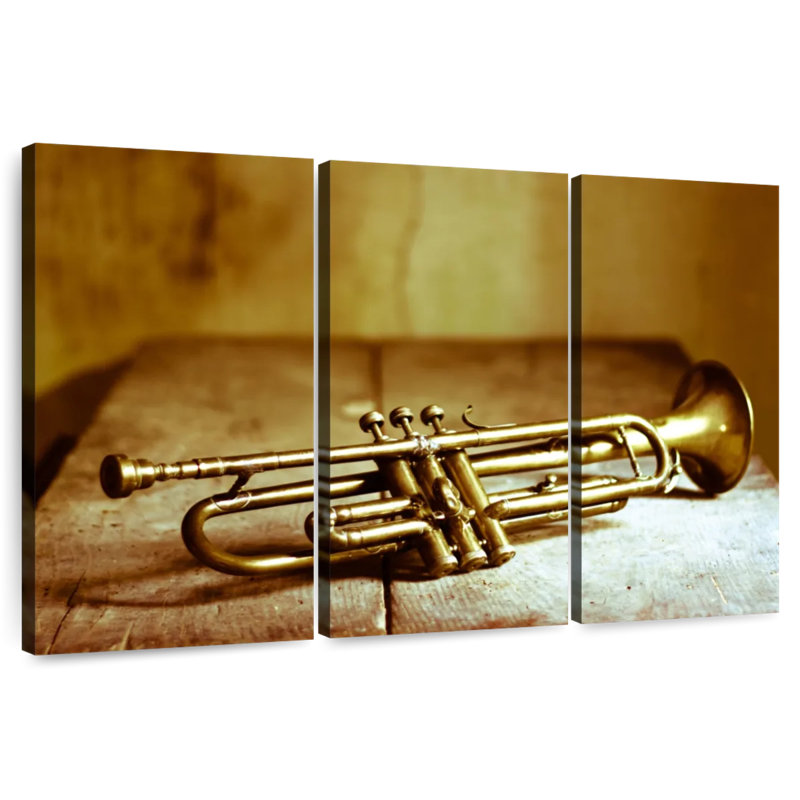 Abarca Old Golden Trumpet, 36" H x 57" W