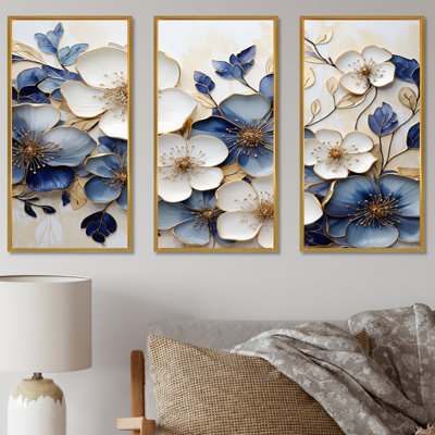 Dorset - Violets Wall Art Set