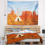 Paysage avec tente tapisserie Monument Valley-28486577